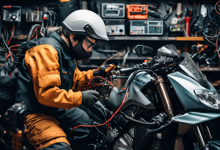 Como fazer a revisão da elétrica da moto