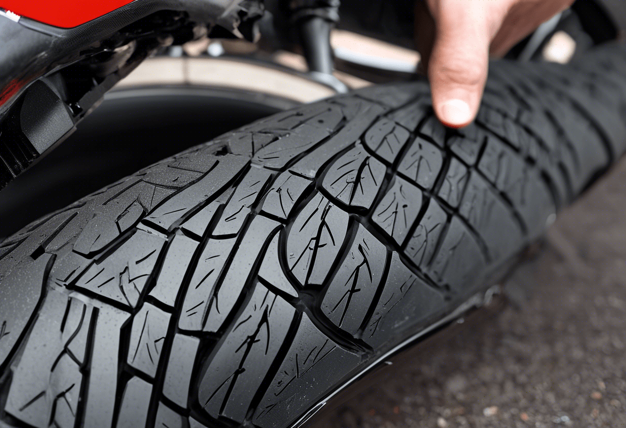 Como fazer a revisão dos pneus da moto