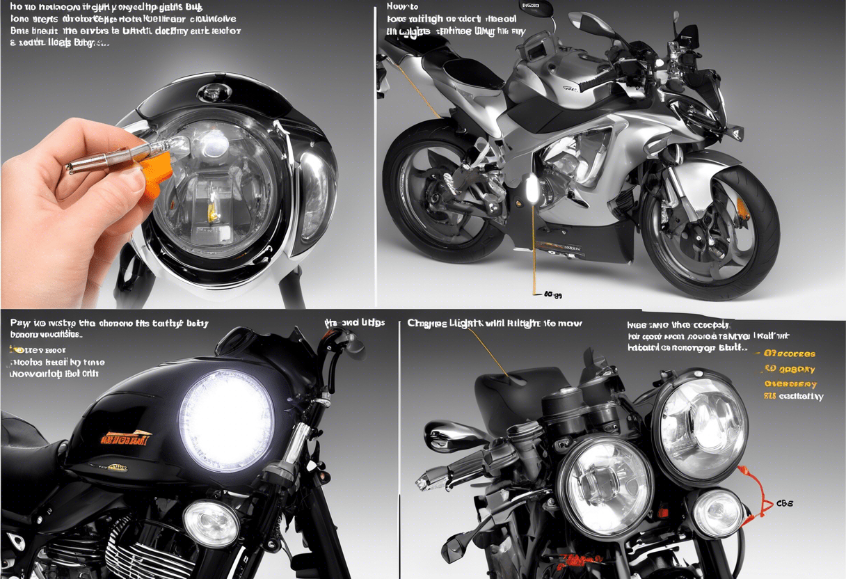 Como trocar a lâmpada do farol da moto