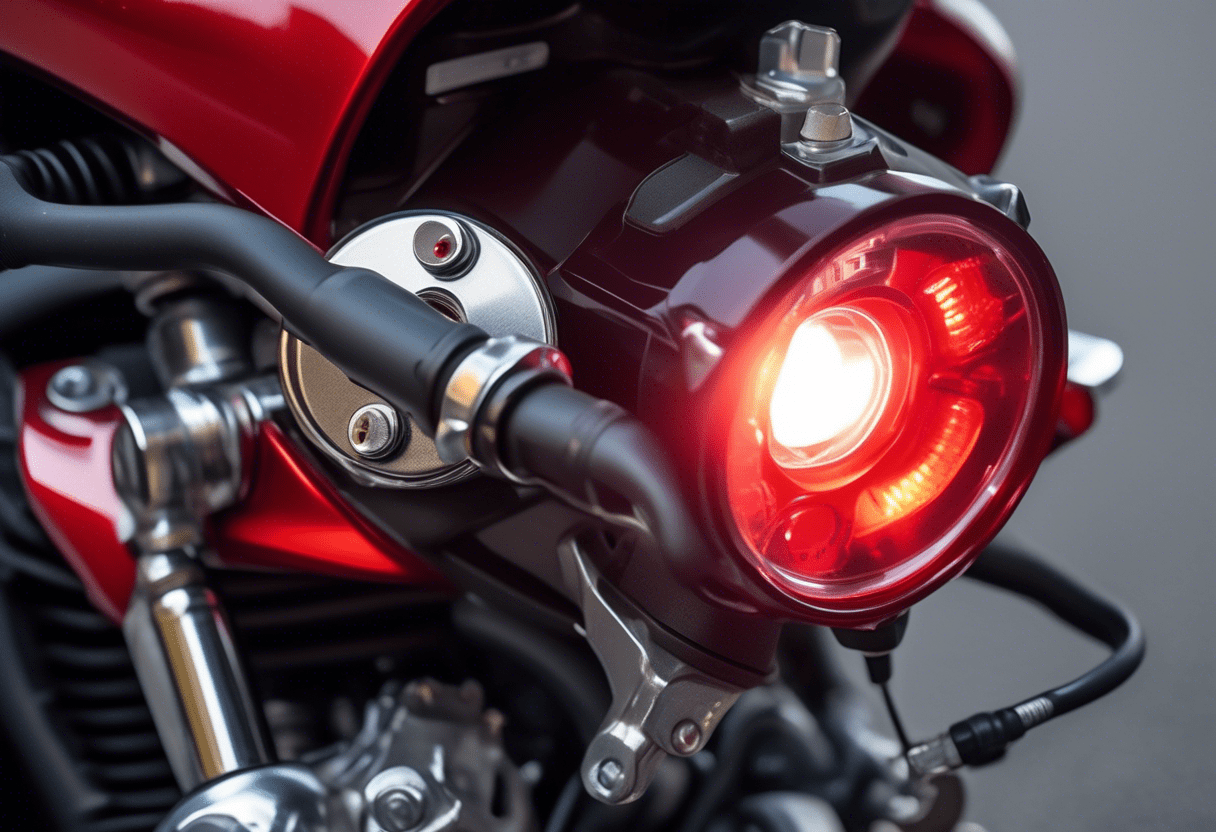 Como trocar a lâmpada do freio da moto