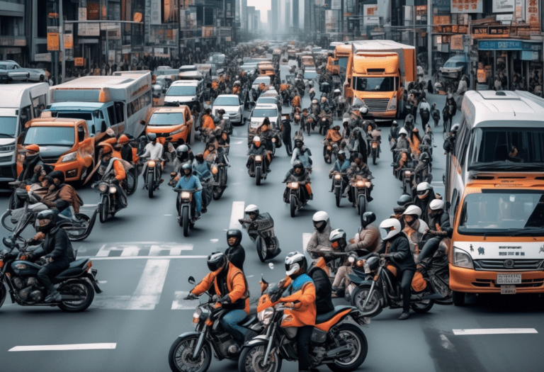 Como o motociclista deve se comportar no trânsito