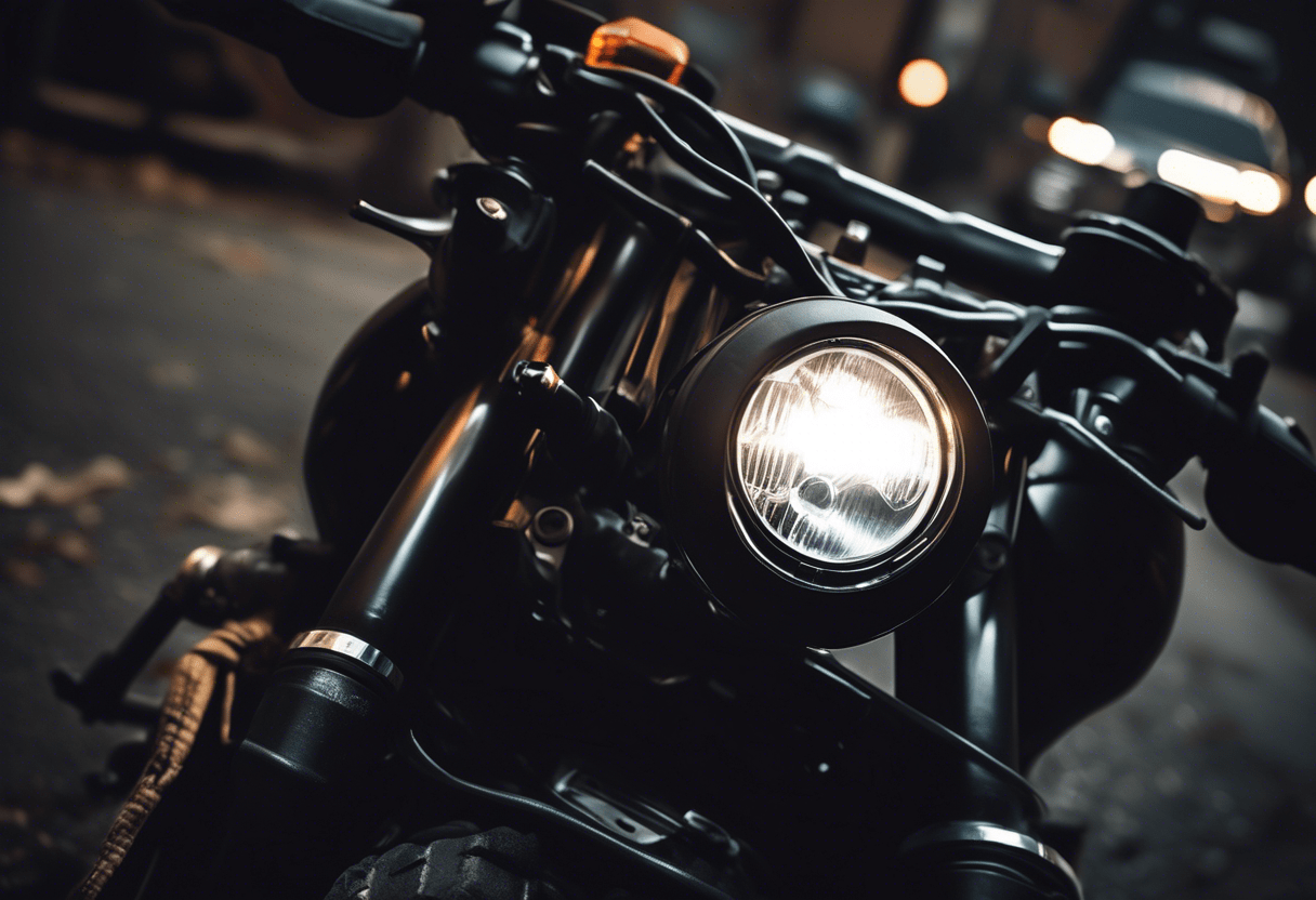 Como trocar a lâmpada do farol da moto?
